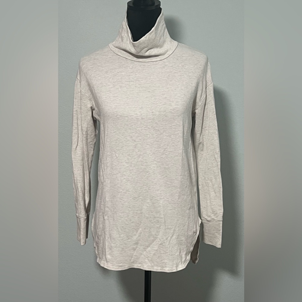 MONROW Long Sleeve Turtleneck Shirt - S